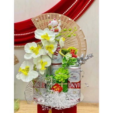 Set phụ kiện Trang trí Lan Hồ Điệp – Keo nến + Đế, dùng cho tháp bánh, bia, nước ngọt, lễ Tết – Giá chỉ 18.000đ