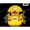 Sét phụ kiện trang trí tháp bánh tài lộc 2.025 - Hoa hồng đỏ, giá chỉ 20.000₫ 4