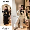 Set pijama nữ dài tay cao cấp, vải ấm áp, form rộng tiểu thư xinh xắn - Giá chỉ 248.900₫