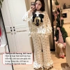 Set pijama nữ dài tay cao cấp, vải ấm áp, form rộng tiểu thư xinh xắn - Giá chỉ 248.900₫ 3