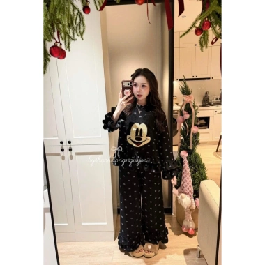 Set pijama nữ dài tay cao cấp, vải ấm áp, form rộng tiểu thư xinh xắn - Giá chỉ 248.900₫ 10