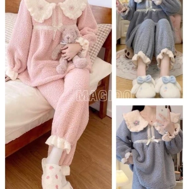 Set pyjama lông dài cô bé Hàn Quốc MAGIDO BL67 - Giá ưu đãi 159.000 VND