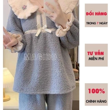 Set pyjama lông dài cô bé Hàn Quốc MAGIDO BL67 - Giá ưu đãi 159.000 VND