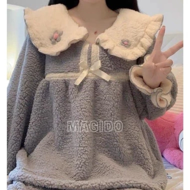 Set pyjama lông dài cô bé Hàn Quốc MAGIDO BL67 - Giá ưu đãi 159.000 VND