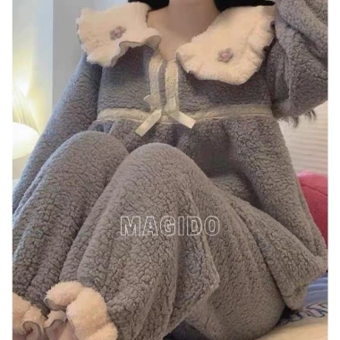 Set pyjama lông dài cô bé Hàn Quốc MAGIDO BL67 - Giá ưu đãi 159.000 VND