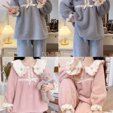Set pyjama lông dài cô bé Hàn Quốc MAGIDO BL67 - Giá ưu đãi 159.000 VND