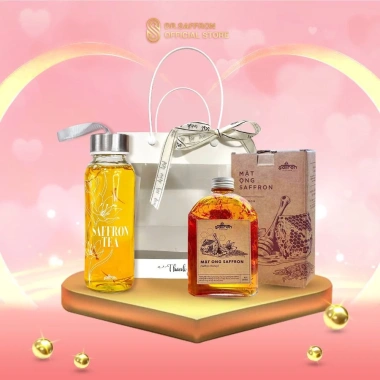 Set quà 8/3 Saffron ngâm mật ong 130gr - Saffron Việt Nam, giá ưu đãi 640k