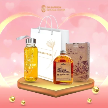 Set quà 8/3 Saffron ngâm mật ong 130gr - Saffron Việt Nam, giá ưu đãi 640k 8 Set quà 8/3 Saffron ngâm mật ong 130gr - Saffron Việt Nam, giá ưu đãi 640k 8
