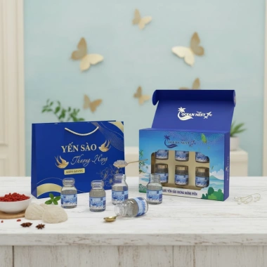 Set Quà 8/3 Ý Nghĩa - Hộp 6 Hũ Yến Sào Cao Cấp, Kèm Nơ, Quà Tặng Mẹ Vợ Cô Giáo 3