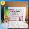 Set Quà Bằng Khen Hộp Rơm Tặng Mẹ Cô Ngày 20/11,20/10,8/3 Thay Ảnh Giá ưu đãi 135k
