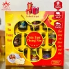 Set Quà Biếu 10 Hũ Yến Sào Hoàng Việt 70ml Đường Phèn,Hạt Chia,Sâm,Sen,Táo Sen,Tứ Vị,Saffron,Kid - 570k