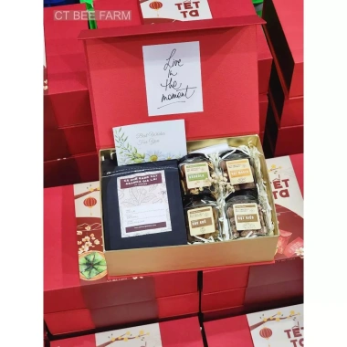 Set Quà Biếu Tết 2.026 Cà Phê Trà Hạt - Hộp Quà Cao Cấp CTG388 Giá 519k 5