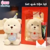 Set Quà Capybara Ôm Bánh Sinh Nhật - Gấu Bông Mini 25cm Lông Kim Chồn Mềm Mại, Hàng QC Cao Cấp, Giá 68.000đ 2