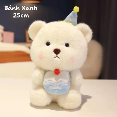 Set Quà Capybara Ôm Bánh Sinh Nhật - Gấu Bông Mini 25cm Lông Kim Chồn Mềm Mại, Hàng QC Cao Cấp, Giá 68.000đ 4