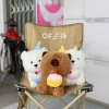 Set Quà Capybara Ôm Bánh Sinh Nhật - Gấu Bông Mini 25cm Lông Kim Chồn Mềm Mại, Hàng QC Cao Cấp, Giá 68.000đ 8