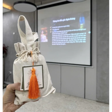 Set quà chanh sành túi vải đa năng - Quà tặng 20/10, 20/11, 8/3, sinh nhật, giá chỉ 245k