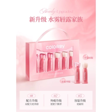 Set Quà Colorkey 6 Son Mini - Bộ Sưu Tập Son Bóng Hot, Quà Tặng Lãng Mạn Cho Bạn Gái Giá 599.376 VND
