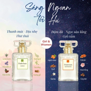 Set quà DALEFUM 2 chai nước hoa 30ml và tinh dầu thơm phòng 50ml 928.000 VNĐ