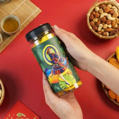 Set quà hạt 3 hũ 250g macca, hạt điều, dẻ cười, xoài sấy TANU NUTS – Quà tặng sang trọng, dinh dưỡng, giảm còn 339.000đ