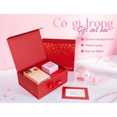 Set Quà Lễ Hội Twinkle Box Nước Hoa Nữ Armaf Club De Nuit 3 Món - 861k