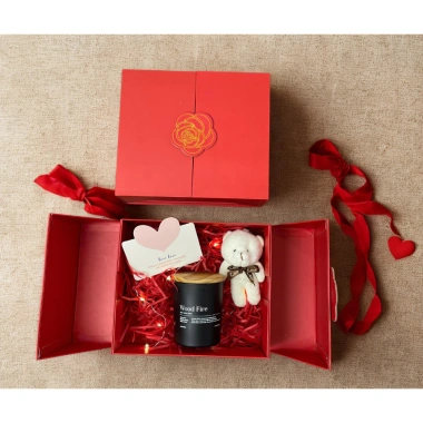 Set Quà Nến Thơm Cao Cấp - Hộp Quà Tết Valentine, Quà Người Yêu, Giá 359.200đ