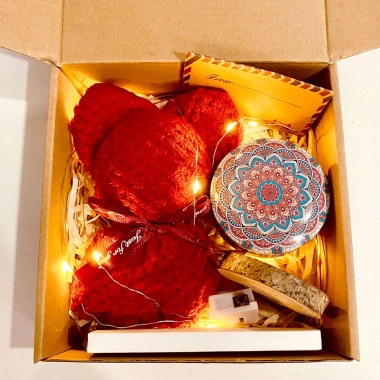 Set quà Nến Thơm & Khăn Gấu Box Gift - Quà Tình Yêu, Cặp Đôi, Đồng Nghiệp 70K 9