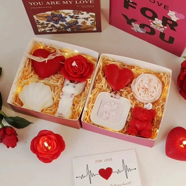 Set Quà Nến Thơm Valentine 8.3 Ngọt Ngào - Quà Tặng 14/2 Tinh Tế, 188.000 VND