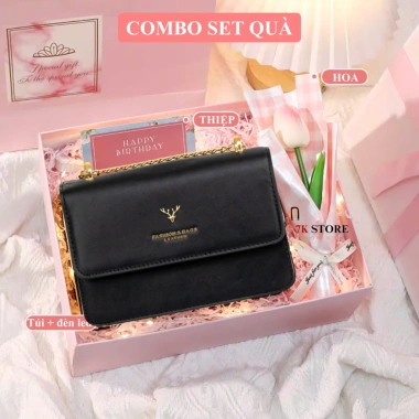 Set quà sinh nhật GIZEN TX03 fullbox - Túi xách nữ, tặng bạn gái, mẹ 8/3 20/10 20/11 2