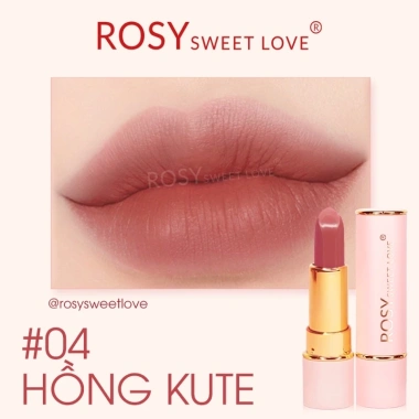 Set Quà Son Sáp Lì Rosy Sweet Love 4g Nhiều Màu Mềm Dạng Thỏi - Quà Tặng Cô Giáo, Bạn Gái Giá Ưu Đãi 179k