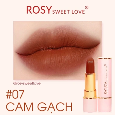 Set Quà Son Sáp Lì Rosy Sweet Love 4g Nhiều Màu Mềm Dạng Thỏi - Quà Tặng Cô Giáo, Bạn Gái Giá Ưu Đãi 179k