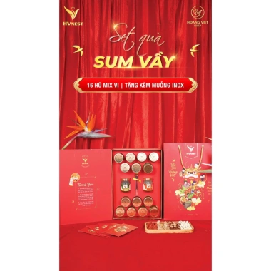 Sét Quà Sum Vầy 16 Hũ Hvnest - Giảm Giá Đặc Biệt 920k, Quà Tặng Đầy Đủ Cho Mọi Dịp 4
