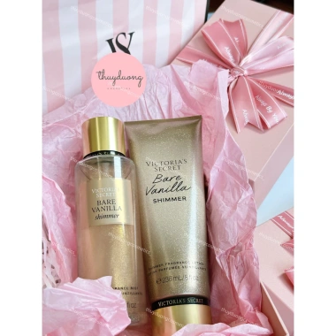 Set quà tặng 20/10, 8/3, sinh nhật - Body Mist & Body Lotion không hộp, giá chỉ 881k