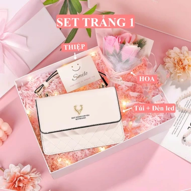 Set quà tặng 7K STORE SET26: Túi xách nữ, quà sinh nhật Valentine cho bạn gái - Giá chỉ 312.620₫ 4