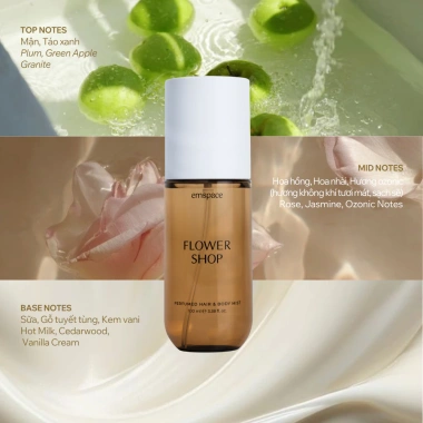Set quà tặng 8/3 Mist xịt thơm tóc và cơ thể hương nước hoa Giá chỉ 613.000đ