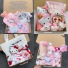 Set quà tặng bạn gái Hello Kitty - gấu bông, phụ kiện tóc, sinh nhật, thiếu nhi 65k