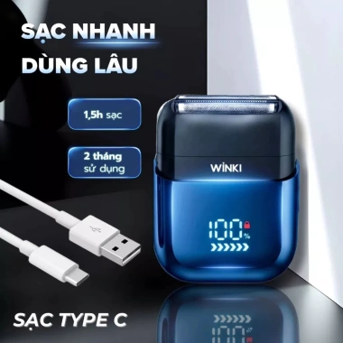 Set quà tặng bạn trai máy cạo râu Winki hộp - Quà sinh nhật sang trọng 455.000₫