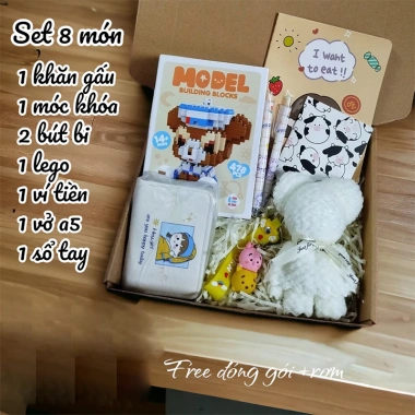 Set quà tặng học sinh sinh nhật 1/6 trung thu Noel - Kèm túi giấy, giá chỉ 69.598 VND 6