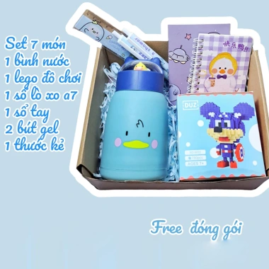 Set quà tặng học sinh sinh nhật 1/6 trung thu Noel - Kèm túi giấy, giá chỉ 69.598 VND 9