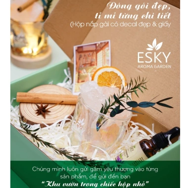 Set Quà Tặng Ly Đá Khuếch Tán Tinh Dầu 12 Mùi ESKY AROMA GARDEN – Chỉ 319.000đ 3 Set Quà Tặng Ly Đá Khuếch Tán Tinh Dầu 12 Mùi ESKY AROMA GARDEN – Chỉ 319.000đ 3