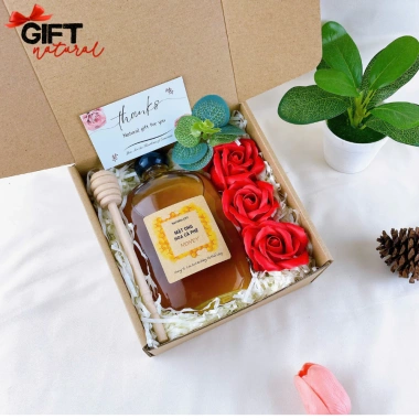 Set Quà Tặng Mật Ong và Hoa Cà Phê NATURAL GIFT - Quà Tết 2.026 Giá 141.500 VND