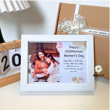 Set quà tặng mẹ, cô 20/10 & 8/3 – Khung ảnh tùy chỉnh, giá chỉ 55.000₫ 2
