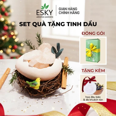Set Quà Tặng Nam Nữ Tinh Dầu Đá Khuếch Tán Tổ Chim ESKY AROMA GARDEN – Quà Sinh Nhật Valentine Tết 399.000₫ 2 Set Quà Tặng Nam Nữ Tinh Dầu Đá Khuếch Tán Tổ Chim ESKY AROMA GARDEN – Quà Sinh Nhật Valentine Tết 399.000₫ 2