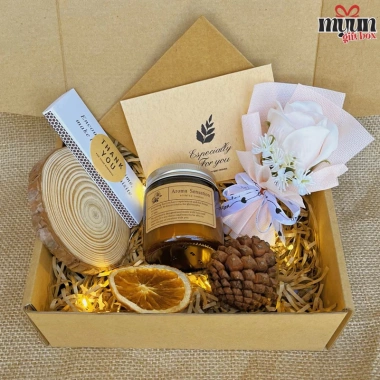 Set Quà Tặng Nến Thơm 100g Đế Gỗ Bó Hoa Mini Dễ Thương Hộp Lãng Mạn Myun Giftbox Giá Chỉ 125k
