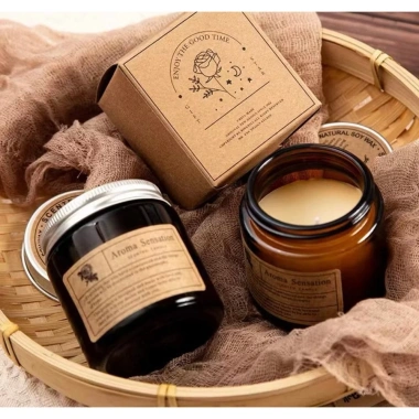 Set quà tặng Nến thơm Đèn - Quà sinh nhật, Giáng sinh, 20/10, 8/3 - 115k