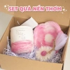 Set Quà Tặng Nến Thơm Sáp Lót Ly Hồng - Nến Cao Cấp, Trang Trí, Thơm Phò - 199k
