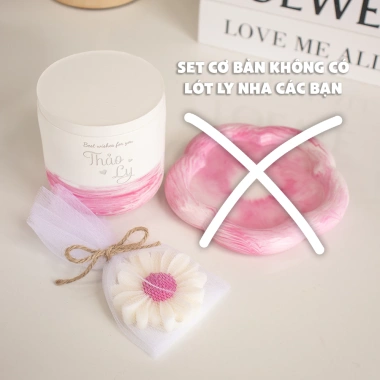 Set Quà Tặng Nến Thơm Sáp Lót Ly Hồng - Nến Cao Cấp, Trang Trí, Thơm Phò - 199k 6