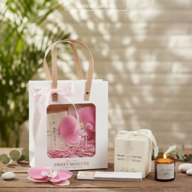 Set quà tặng nến thơm Solina - Quà 8/3, sinh nhật, kỉ niệm, thầy cô, mẹ - 174k