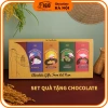 Set Quà Tặng Nón Lá Truyền Thống Cao Cấp Mix 5 Vị Socola FIGO Quà Doanh Nghiệp Sinh Nhật Lễ Kỉ Niệm Giá Ưu Đãi