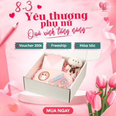 Set Quà Tặng Nữ: Máy Massage Bụng Kinh Unicare Giảm Đau, Chườm Ấm, Giá 395k