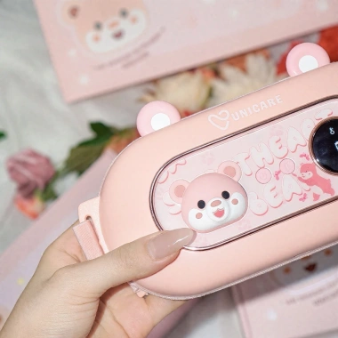 Set Quà Tặng Nữ: Máy Massage Bụng Kinh Unicare Giảm Đau, Chườm Ấm, Giá 395k